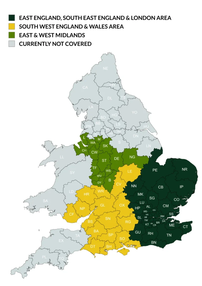 snagging inspection area coverage map