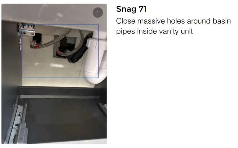 kitchen & bathroom snags - snag my new home blog image